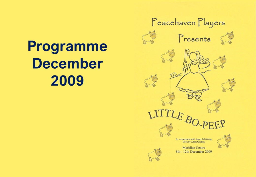 Programme:Little Bo-Peep 2009